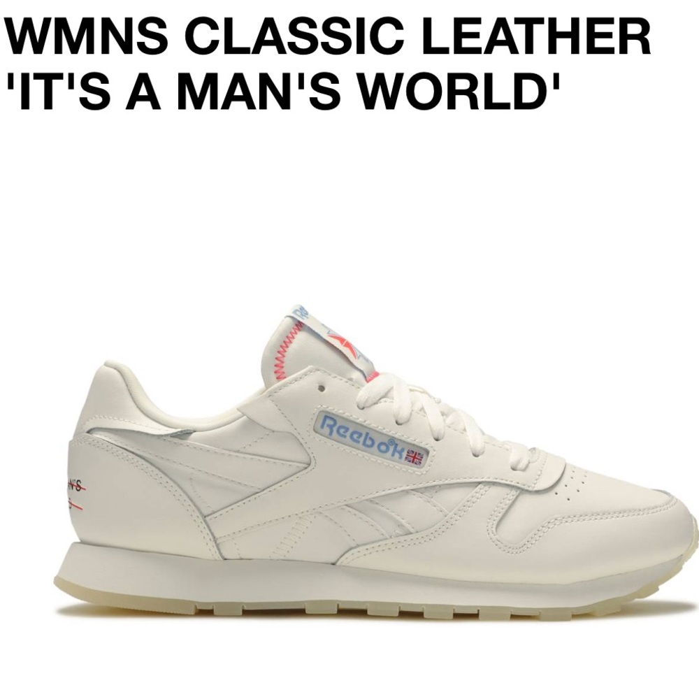 Reebok Classic “It’s a Man’s World” Sneakers , Size 7
